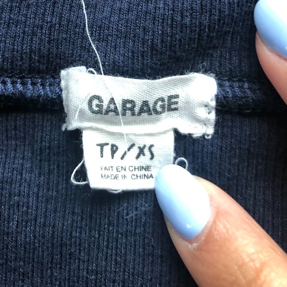 Garage Cropped Quarter-Zip - Picture 3 of 3